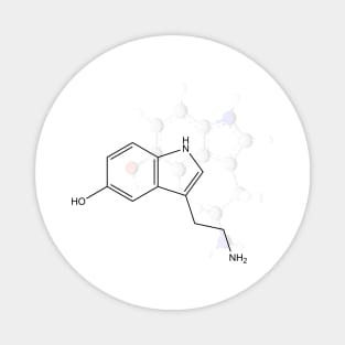 Serotonin Molecule Magnet